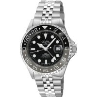 Wall Street Swiss Automatic Watch Dial Unidirectional rotating bezel Bezel Stainless Steel Sapphire Crystal & GMT