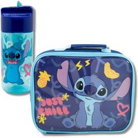 Stitch 2 Piece Packed Lunch Set in Blue