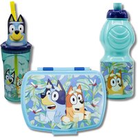 Bluey Lunch Set With Tumbler in Blue