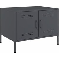 Berkfield Home Coffee Table Anthracite 68x50x50.5 cm Steel in White