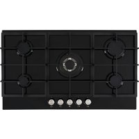 Cata UBGOG901BK - 90 cm Black 5 Zone Gas Hob