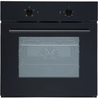 Cata 13Amp plug attached Slim Depth Black Built in 60cm Electric Single