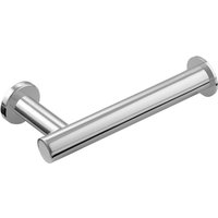 Cosmic Toilet roll holder with lid 16cm, Silver, Architect S+ Collection in Grey