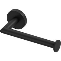 Cosmic Right Toilet Roll Holder, Matt Black, Hidden Fixings, Start Collection in Black
