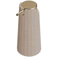 Cosmic 'Avenir Soap Dispenser' Polygonal Design Plastic Sand in Beige