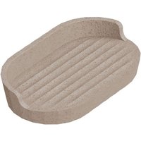Cosmic 'Avenir Soap Dish' Rectangular Design Plastic Sand in Beige