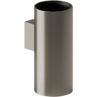 Cosmic Toilet brush & holder, Wall-mounted, Silver, Architect S+ Collection in Grey