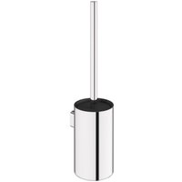 Cosmic Toilet Brush, Wall-mounted, Chrome, Architect S+ Collection in Grey
