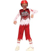 Fiestas Guirca Fancy Dress Child Zombie Quarterback in Red | Size: 11-12 Years