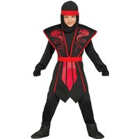 Fiestas Guirca Fancy Dress Child Ninja Shadow in Black | Size: 8-9 Years