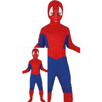 Fiestas Guirca Fancy Dress Child Spider Costume in Red | Size: 5-6 Years