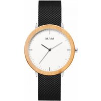 Mam 687 39mm Quartz Watch in Black