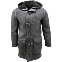 Winter Sheepskin Hooded Duffle Coat Montpellier