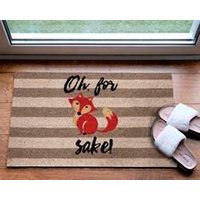 Artsy Mats Fox Sake Doormat | Size: 45 cm x 75 cm