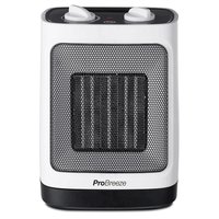 Pro Breeze 2000W Mini Ceramic Fan Heater with Automatic Oscillation in White