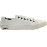 Monterey Sneaker Standard Cotton Canvas Lace Up Trainers Beige
