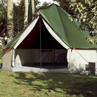 Berkfield Home Family Tent Tipi 10-Person Green Waterproof