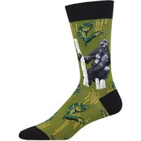 Socksmith Men's 'Gorilla' Ape Design Socks Quality Cotton Mix Novelty Safari Lover Gift | Size: Standard