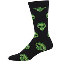 Socksmith Men's Area 51 Alien Black Novelty Socks