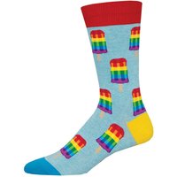 Socksmith Men's 'Gay Pops' Lollipop Design Socks Quality Cotton Mix Novelty Pride Gift | Size: Standard