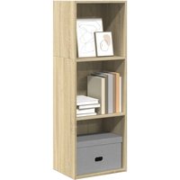 Berkfield Home Bookcase Sonoma Oak 40x30x114 cm Engineered Wood in Brown | Size: 40 x 30 x 114 cm