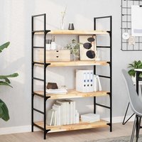 Berkfield Home Floating Shelf 80x40x4 cm Untreated Solid Wood Acacia in Brown | Size: 80 x 40 x 4 cm