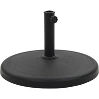 Berkfield Home Parasol Base Round Polyresin 19 kg Black