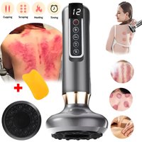 VOGREX Grey Electric Cupping Therapy Set - Anti-Cellulite Body Massage