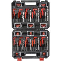 VOGREX 270Pcs Metric Imperial HSS Thread Repair Kit Helicoil Tap Insert