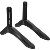 VOGREX Table Top TV Stand Mount Legs TV Base Pedestal Mount Bracket in Black