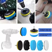 VOGREX Detailing Brush Set Soft Brush Interior Wheel Valet Pro Cleaning Kit in Blue