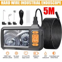 VOGREX 1080P HD Screen Industrial Endoscope Camera Borescope Inspection in Black