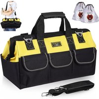 Hinsinc 20" Multifunctional Tool Bag Heavy Duty Storage Case w/Shoulder Strap