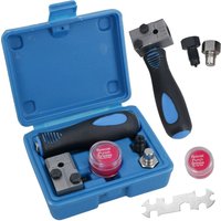 Hinsinc Professional Brake Pipe Flaring Tool 3/16" SAE Hand Held On Car Double Flare Kit in Blue