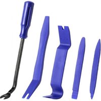 VOGREX 5Pcs Car Trim Removal Kit Plastic Tool Set in Blue