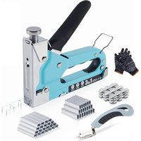 SPETLEK Heavy Duty Staple Gun Tacker 3000 Staples Upholstery UK in Blue