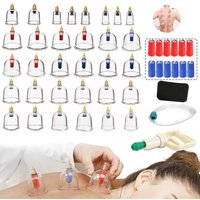 SPETLEK 32PCS Cupping Vacuum Massage Cups Set in Clear