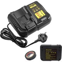 SPETLEK Battery Charger Replace for Dewalt in Black