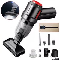 SPETLEK Powerful Car Vacuum Cleaner Wet/Dry Cordless in Black
