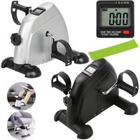 SPETLEK Adjustable Mini Exercise Bike Pedal Machine in Silver