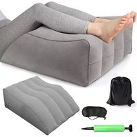 SPETLEK Large Inflatable Elevation Wedge Leg Foot Rest in Grey