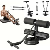 Hinsinc 4 in 1 Sit Up Bar Assistant Gym Exercise Abdominal Fitness in Black