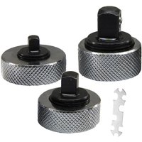 SPETLEK 3 Pcs Thumb Lever Socket Wrench Drive Ratchet Set in Silver