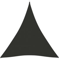 Berkfield Home Sunshade Sail Oxford Fabric Triangular 3x4x4 m Anthracite in Black