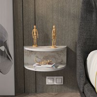 Decorotika Bella Nightstand in Off-White
