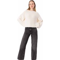Plain Crew Neck Knit Sweater