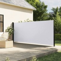 Berkfield Home Retractable Side Awning White 170x300 cm