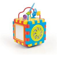 Dolu 2 In 1 Educational Cube & Puzzle Bright Coloured Toddler Activity Toy