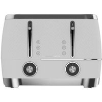 Beko Cosmopolis 4 Slice Toaster - White & Chrome