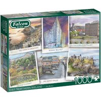 Falcon De Luxe Visit Northern Ireland 1000 Piece Jigsaw Puzzle